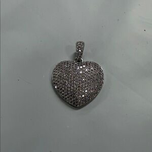 Elegant Silver Heart Pendant